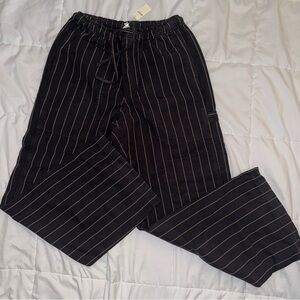 Aerie striped cargo pants women’s small new with tags